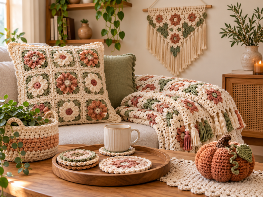 Cozy crochet home decor inspiration