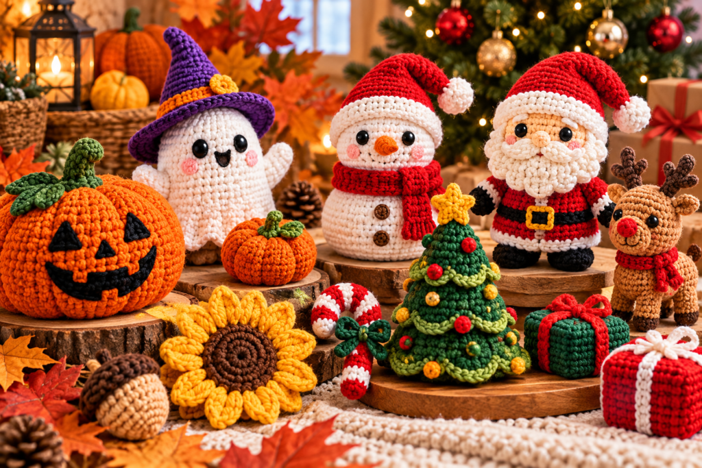 Seasonal and holiday crochet project inspiration